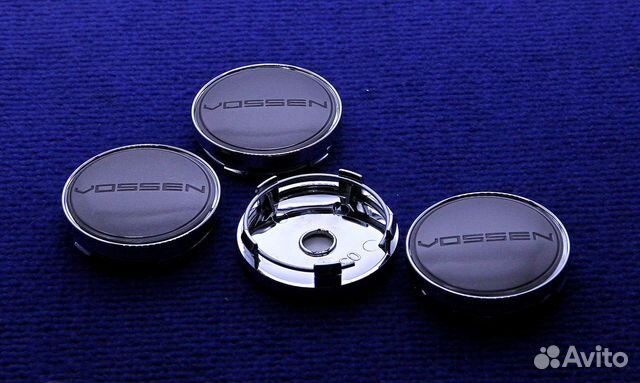 Комплект колпачком литого диска Vossen графит