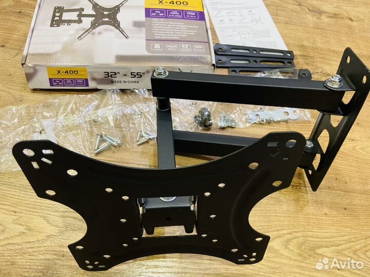 Кронштейн для телевизора поворотный новый