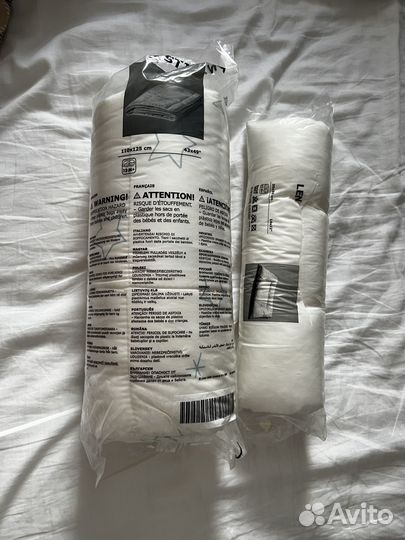 Подушка и одеяло IKEA