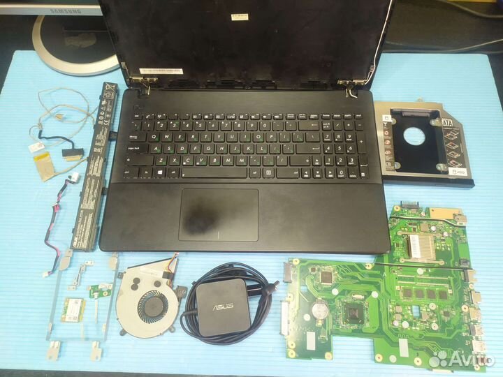 Ноутбук asus X551C разбор