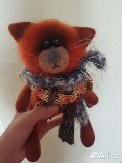 Котик ручная работа