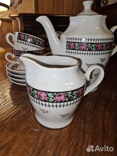 Сервиз чайный винтажный из 15 предметов