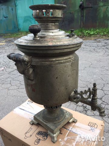 Самовар старый угольный