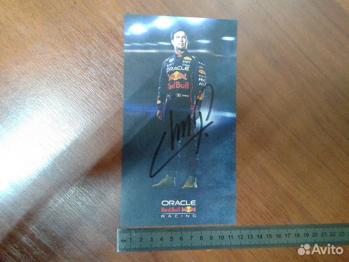 Автограф Серхио Переса (2022, Формула 1)
