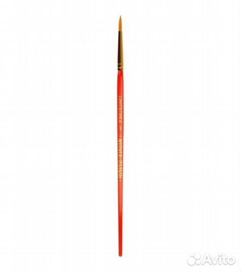 Кисть синтетика Мульти-Пульти, круглая № 1, 37619