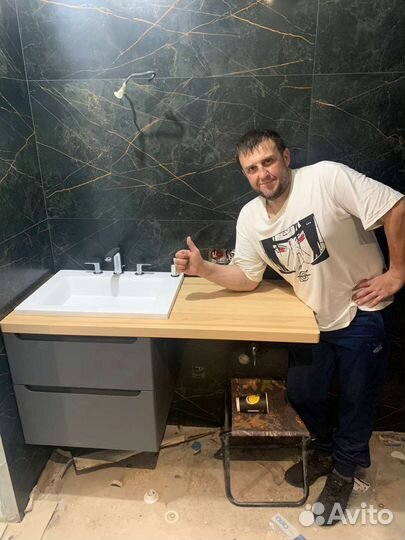 Установка монтаж сантехники трубы