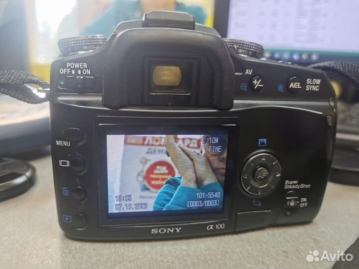 Фотоаппарат Sony Alpha dslr-A100