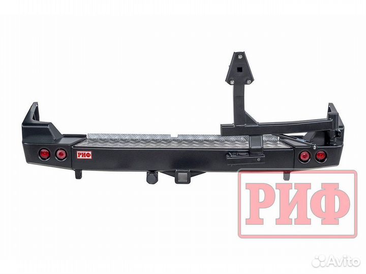 Бампер риф силовой задний Toyota Land Cruiser 100