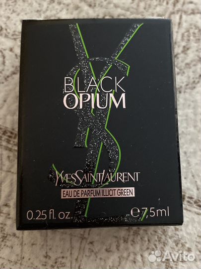 YSL Black Opium Illicit Green Eau De Parfum 7,5 мл