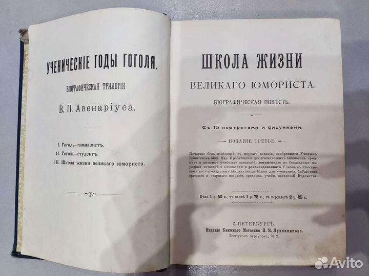 Книга Авенариусъ, Школа жизни великого юмориста