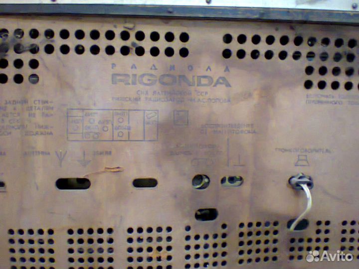 Радиола VEF Rigonda mono для восстоновления