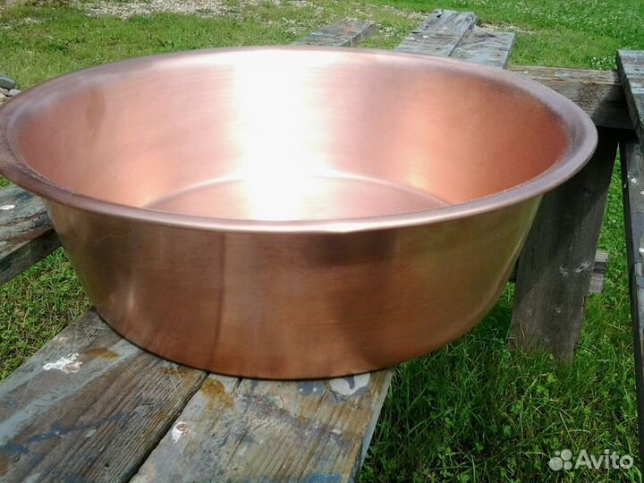 Медный таз для варки варенья 10 и 5 литров