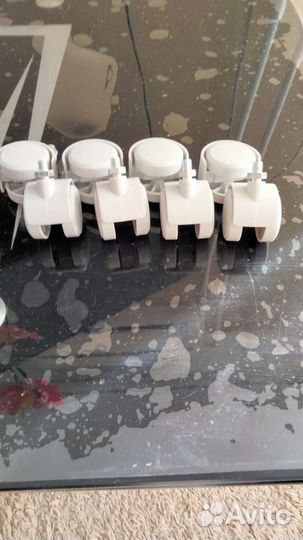 Колесики мебельные в ассортименте новые 4 шт