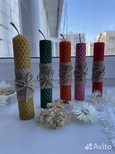 Свечи ручной работы набор