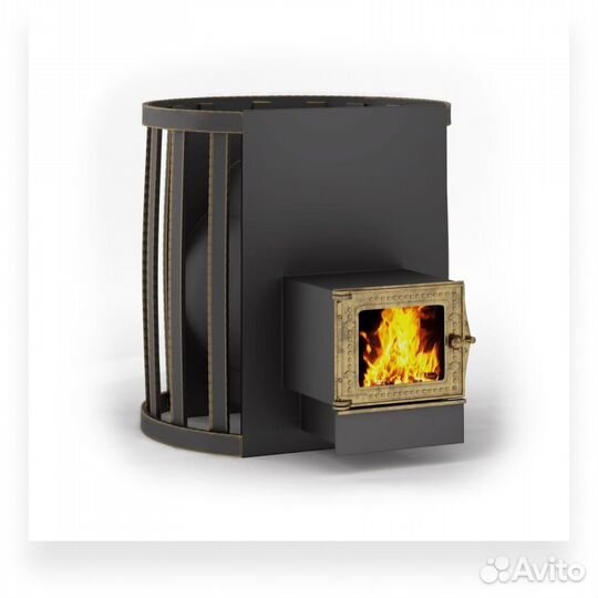 Печь для бани, сабантуй Булава 16 со стеклом