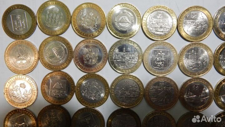 Набор монет биметалл(40шт)