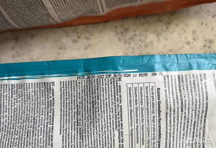 Корм для кошек monge