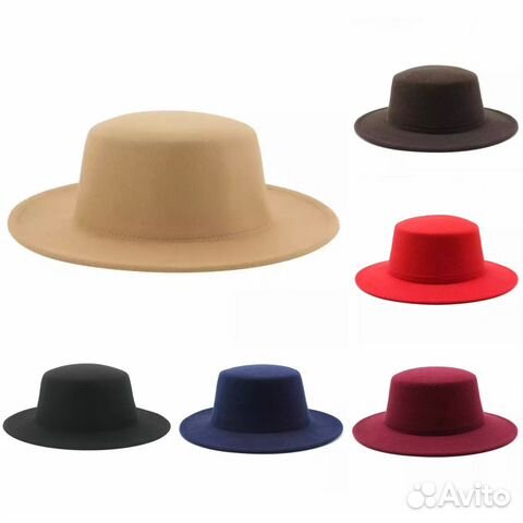 Фетровые канотье (классическая гамма)