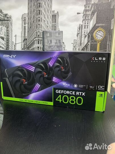 GeForce RTX 4080 Oc 16GB gddr6X PSIe 4.0 PNY