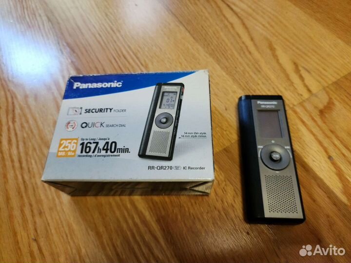 Диктофон panasonic