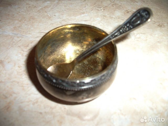 Солонка мельхиор СССР