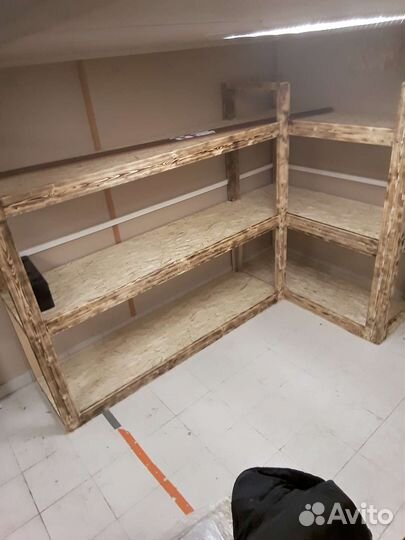 Сборка стеллажей из дерева.Сборка деревяной мебели