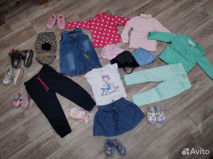 Пакет вещей на девочку 92-98
