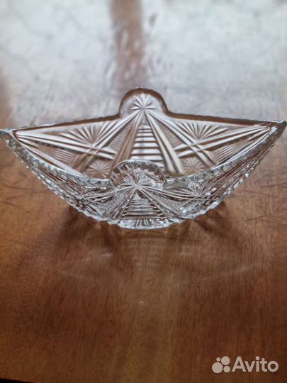 Хрустальная конфетница СССР