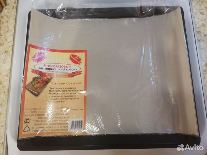 Многоразовый антипригарный коврик д/выпечки 40*30