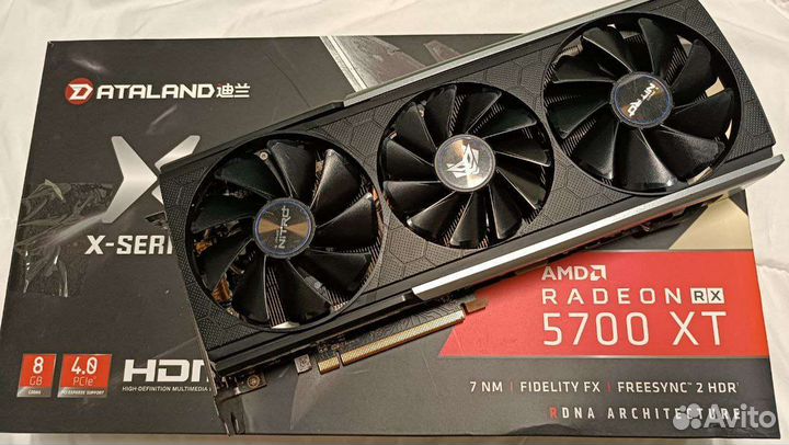 Видеокарта rx 5700 xt sapphire nitro+ 8gb