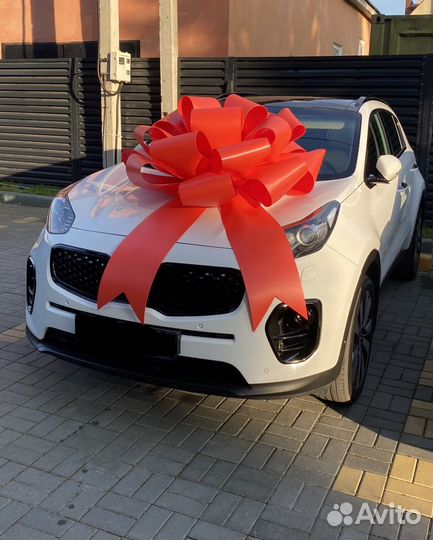 Большой красный бант