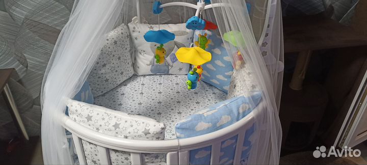 Бортики в детскую кроватку