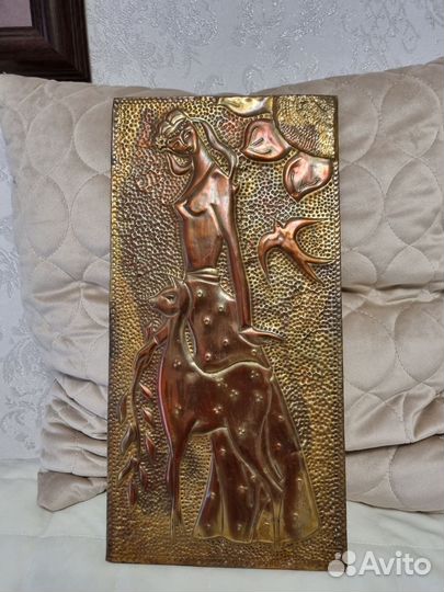 Чеканка медная СССР