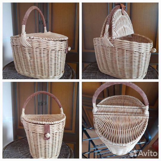 Плетеные корзины для мебели, пикника и др корзины