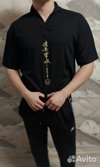 Поло-Рубашка с принтом 2XL