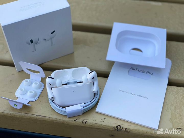Airpods Pro лучшие (гарантия + чехол)