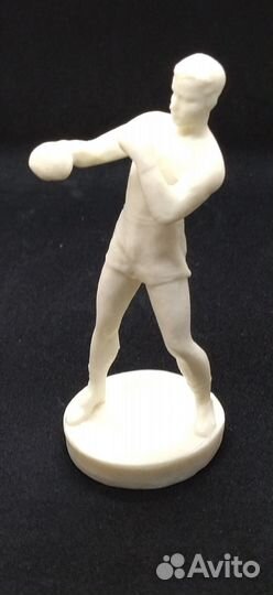 Статуэтка СССР боксёр. фхи 1 сорт колкий пластик