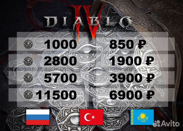 Платина, Боевой пропуск Diablo 4: PC / PS