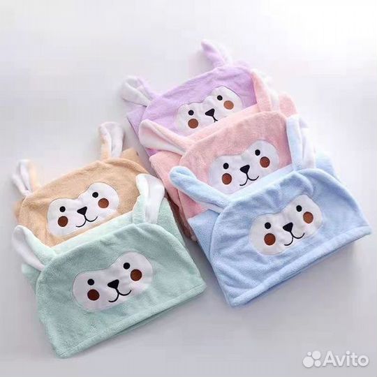 Полотенце уголок детское халат для малышей