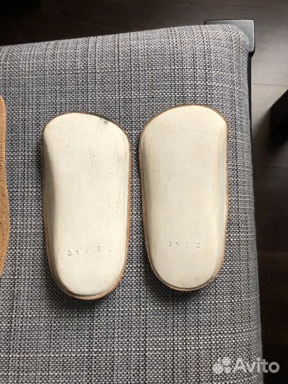 Полустельки кожанные р 31 детские