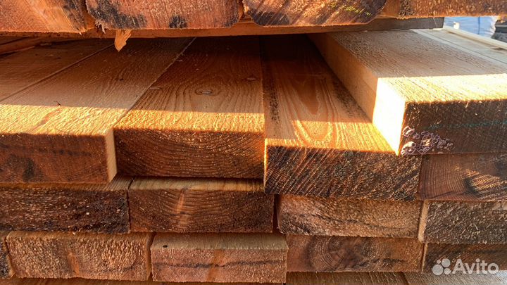 Доска обрезная естественной влажности хвоя 2 сорт