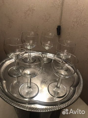 Фужеры 6 штук. По 100 за 1 шт