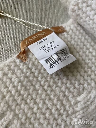 Шарф ангора Zarina 180*20мм