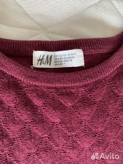 Платье для девочки H&M 122-128