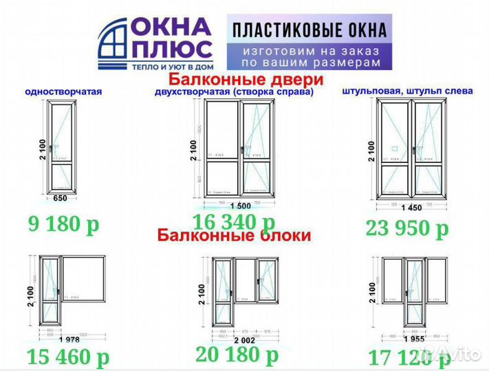 Окна, двери, балконы. Доставка