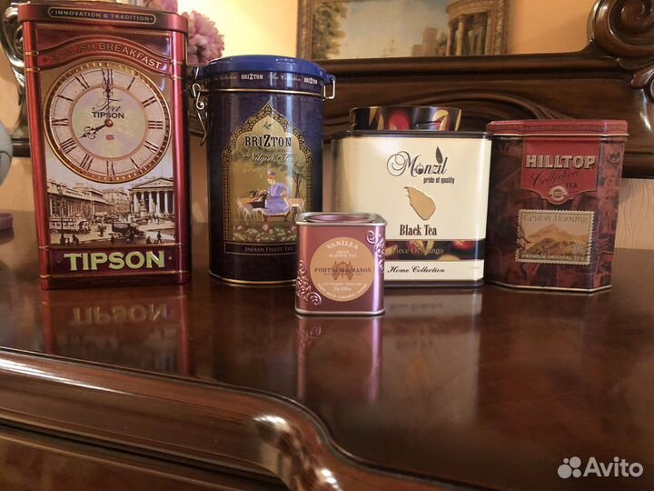 5 банок для чая