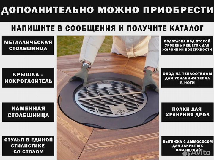 Барбекю гриль стол очаг для ресторана