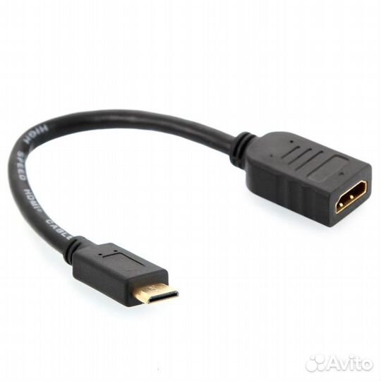 Переходник hdmi (F) -minihdmi (M) 5bites #182520
