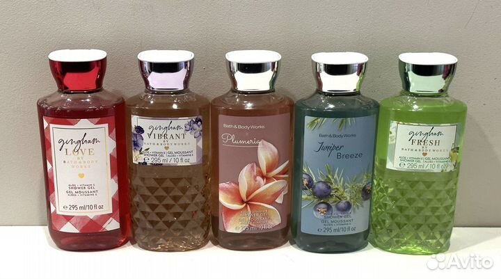 Мист, крем, лосьон, гель Bath and body works