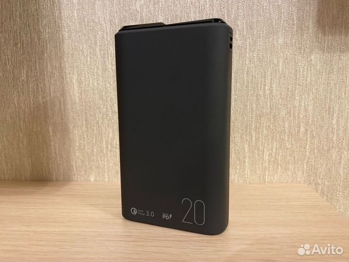 Портативный аккумулятор Olmio QS-20 серый